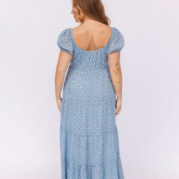 Daughters of India Sita Maxi Dress 3X Bluebell NWT - Picture 2 of 9